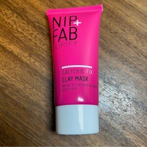 5/$25 Nip + Fab Purify Salicylic Fix Clay Mask 20ml  .67 oz New Sealed